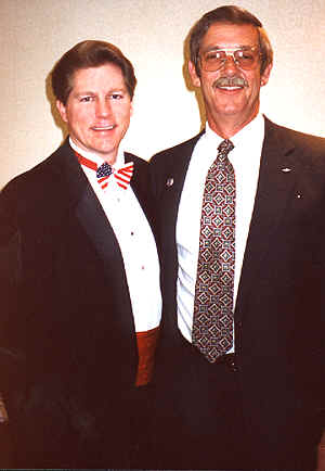 Kevin with the Central Labor Council President John C. Bryan