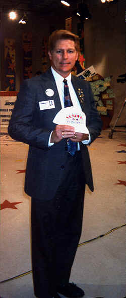 Kevin at Fox 30 Television Station answering phones for the Jerry Lewis Telethon.