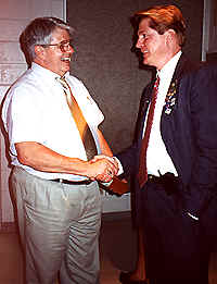 Kevin with St. Johns County Democratic Chairman Michael Isam