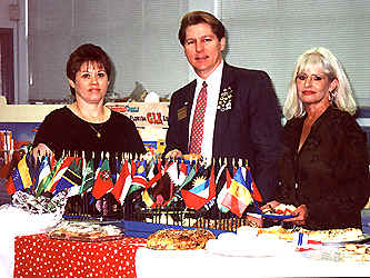 Kevin with Teachers from West Riverside Elementary