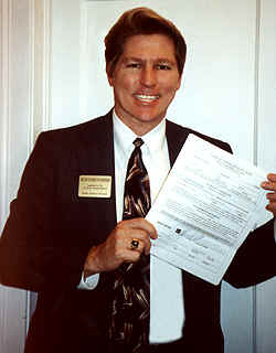 Kevin officially qualifies to run for Congress